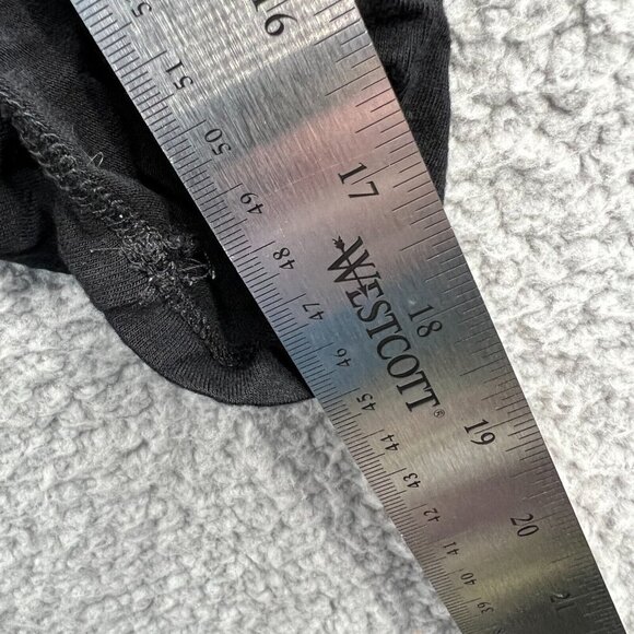 Cynthia Rowley Womens Top Medium Black Long Sleeve Pullover Henley Shirt Stretch - Picture 10 of 10